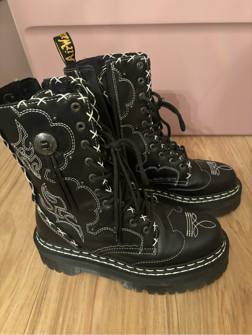 Doc Martens Gothic Americana Jadon boots - western southern alt goth cowboy emo